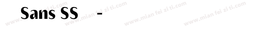 微信Sans SS中号字体转换